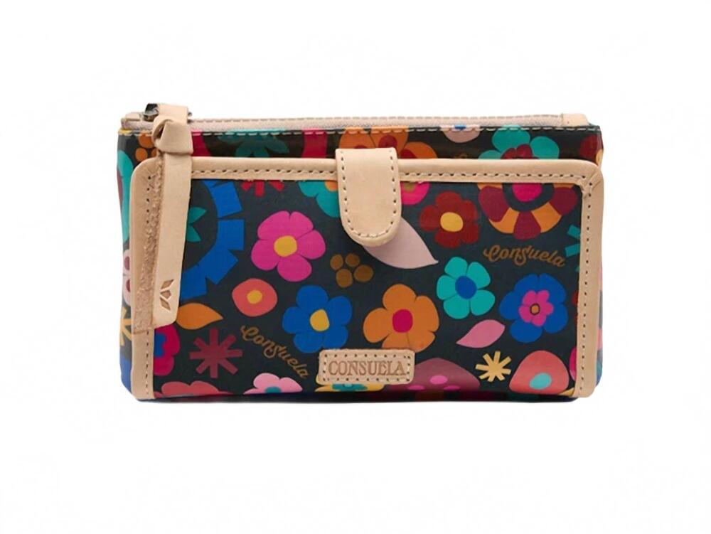NEW CONSUELA women's slim wallet in amelie